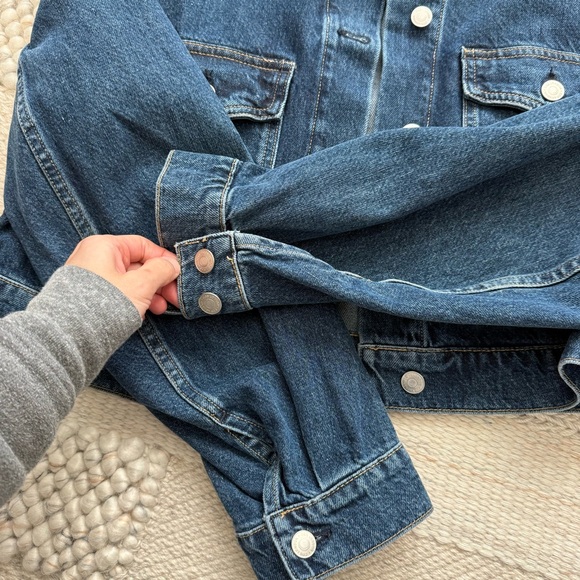 COS Cropped Denim Jacket 6 NWT - Picture 10 of 16